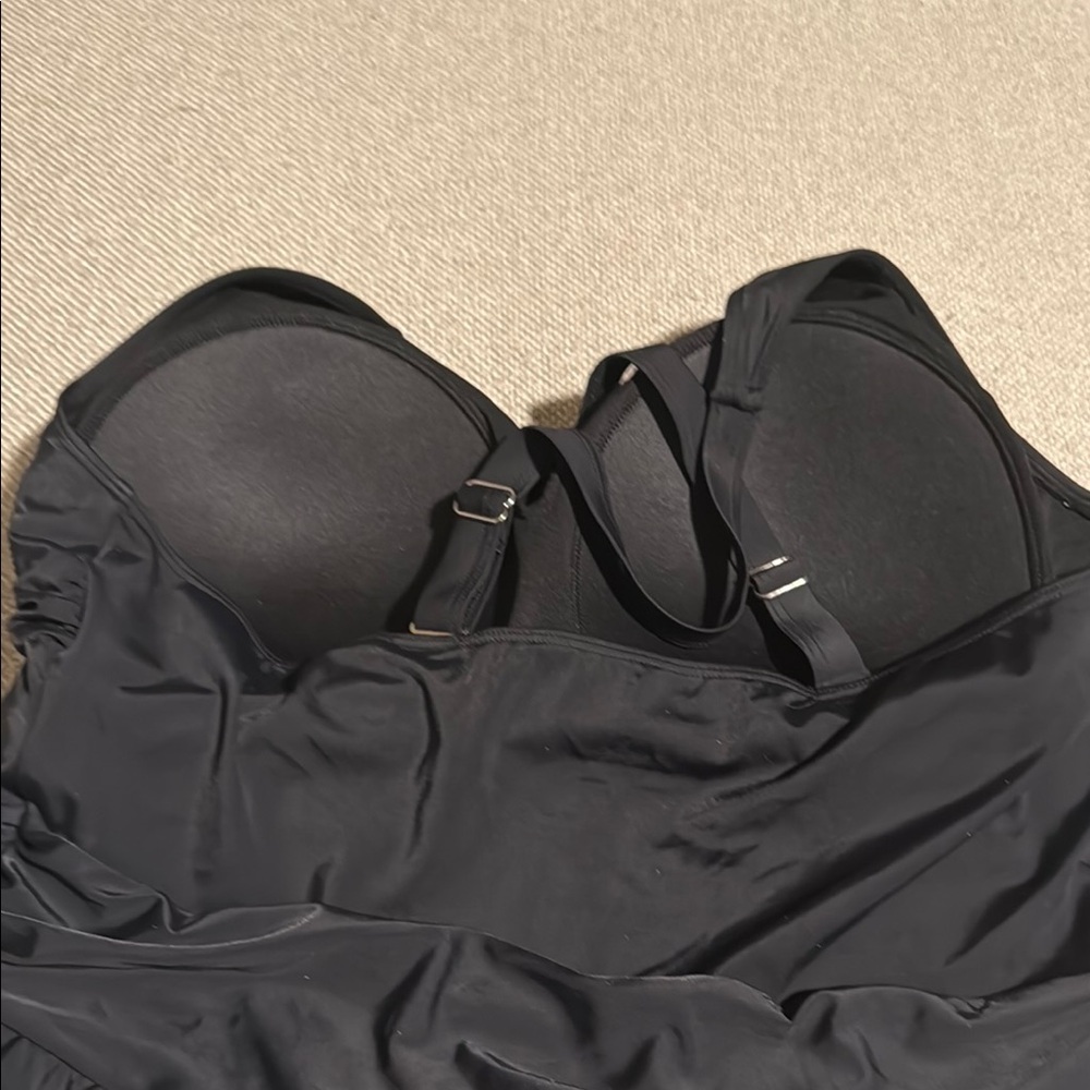 Black NWOT D & Co 20W Black Swim Dress - Picture 8 of 10